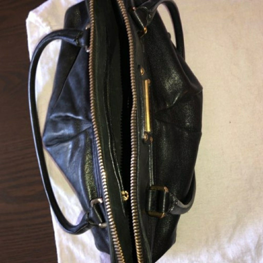 Marc Jacobs Black Palais Royal Jen Bag Satchel - Picture 4 of 8